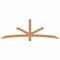 Ekena Millwork Alberta Smooth Timber Gable Bracket, Western Red Cedar, 84"W x 28"H x 3 1/2"D x 3 1/2"F, 8/12 Pitch GBW084X28X0404ALB00SWR - alternate 1